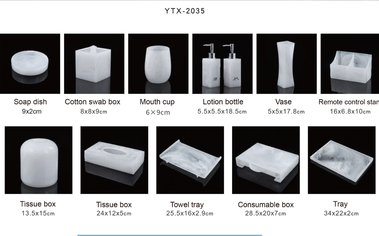 YTX-2035 Countertop Toiletry Dispenser – Modern & Refillable