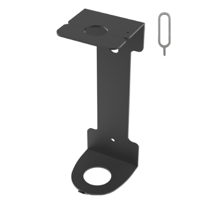 Lockable Stainless Steel Shampoo Bottle Bracket