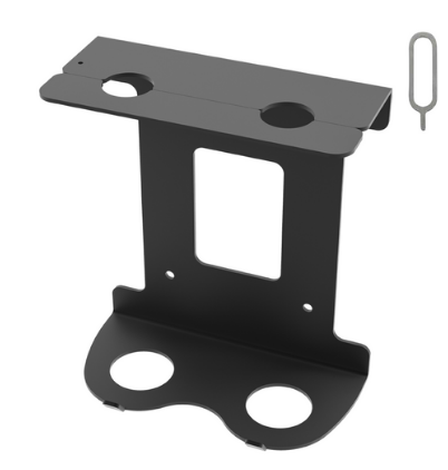 Lockable Stainless Steel Shampoo Bottle Bracket