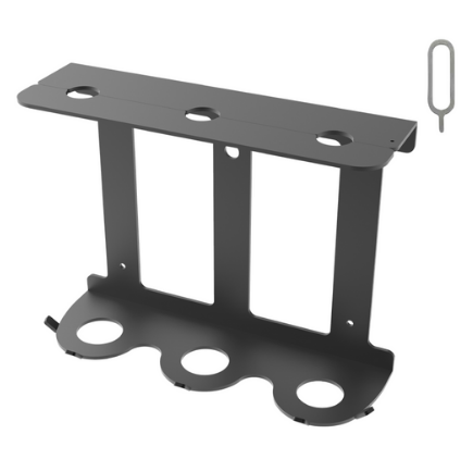 Lockable Stainless Steel Shampoo Bottle Bracket