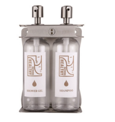 Lockable Wall-Mounted Shampoo, Shower Gel & Hair Conditioner Dispenser