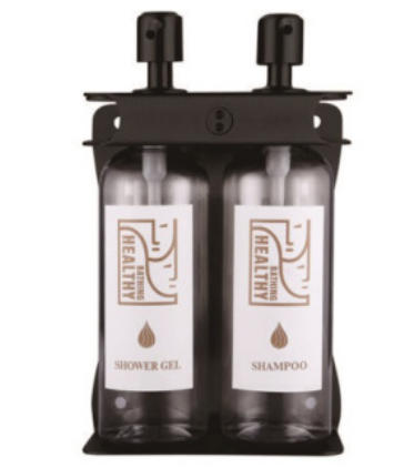 Black Lockable Wall-Mounted Dispensers – Single, Double & Triple