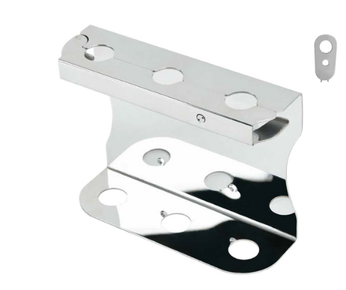 Lockable Stainless Steel Shampoo Bottle Bracket