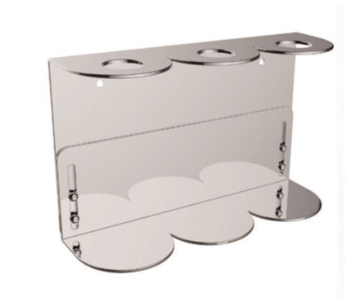 Adjustable Stainless Steel Shampoo Bottle Bracket