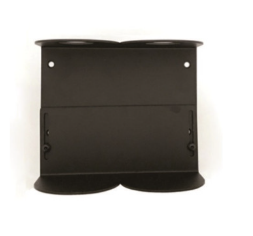 Matte Black Iron Shampoo Bottle Holder Brackets