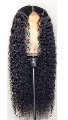 Real Human Hair Water Wave Lace Front Wig for Women - 180% Density, Full & Natural Look