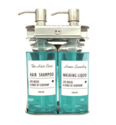 Lockable Silver Wall Mounted Toiletry Dispensers (Single, Double, Triple)