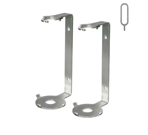 Lockable Wall Mounted Shampoo Dispensers - Single, Double, Triple Bracket
