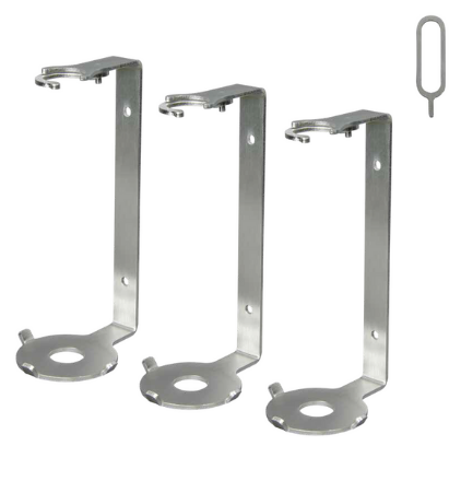 Lockable Wall Mounted Shampoo Dispensers - Single, Double, Triple Bracket