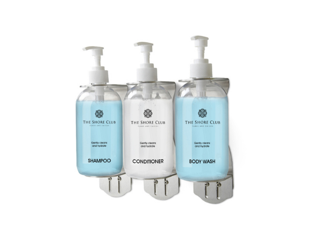 Luxury Refillable Dispensers for Shampoo, Conditioner & Body Wash