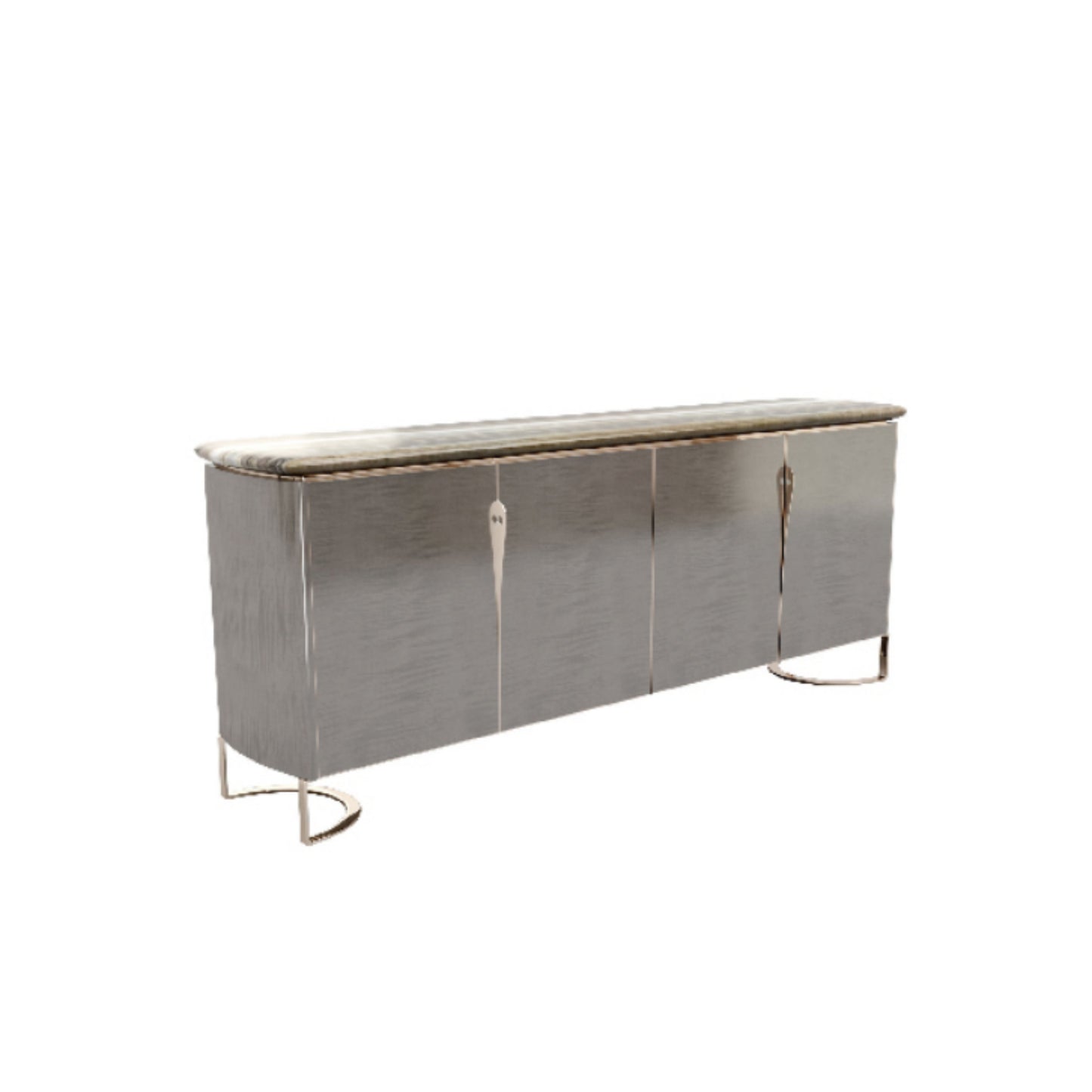 Contemporary Sideboard DS86104A+B with Extended Storage