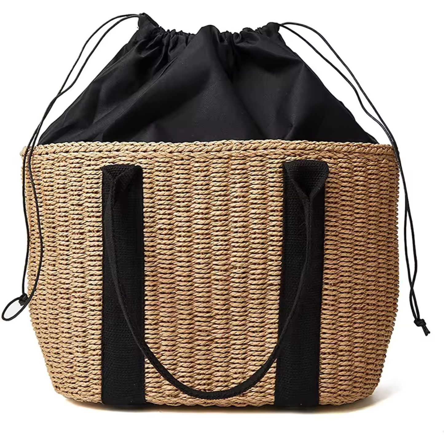 Straw Beach Tote Bag – Lightweight & Stylish Summer Essential