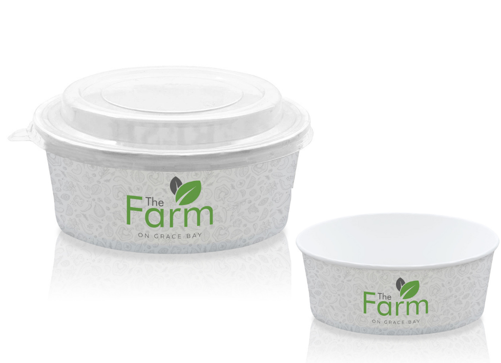Eco-Friendly Salad Bowl – Kraft Paper or Plastic, Durable & Food-Safe