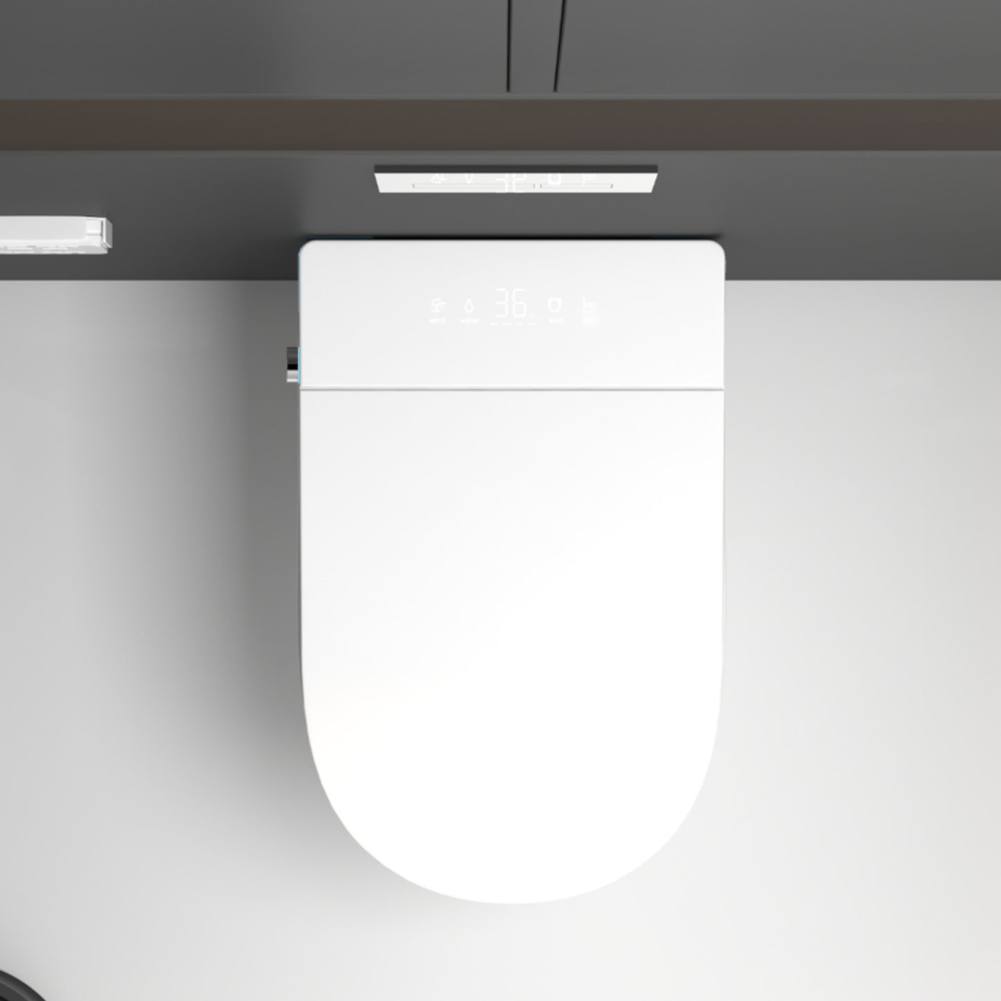 Compact Smart Toilet T9009 with Instant Heating and Custom Voltage