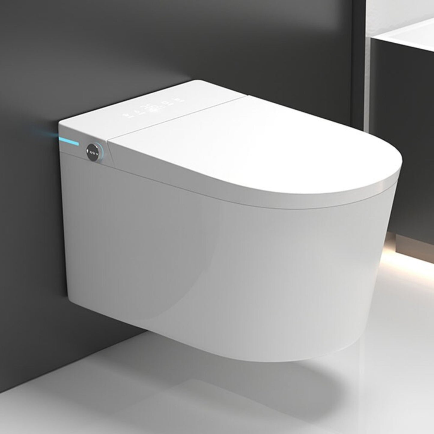 Compact Smart Toilet T9009 with Instant Heating and Custom Voltage