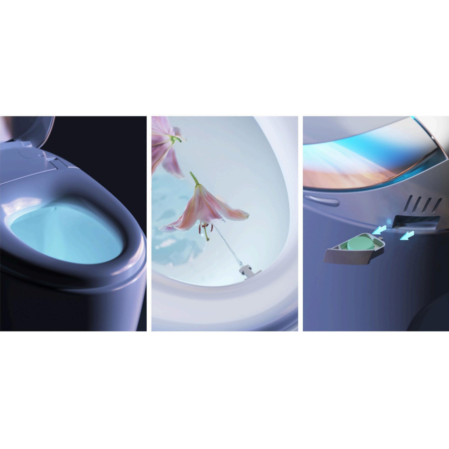 Smart Toilet T9032 with Female Cleaning and Aromatherapy