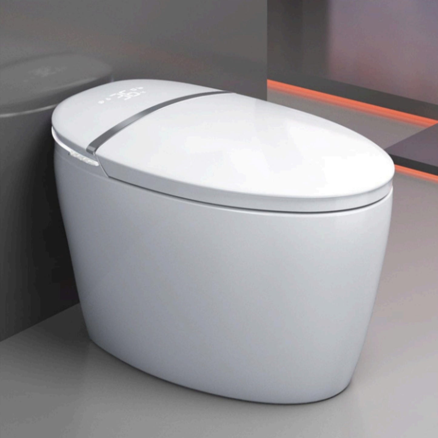 Smart Toilet T7002 with Instant Heating and Custom Plug