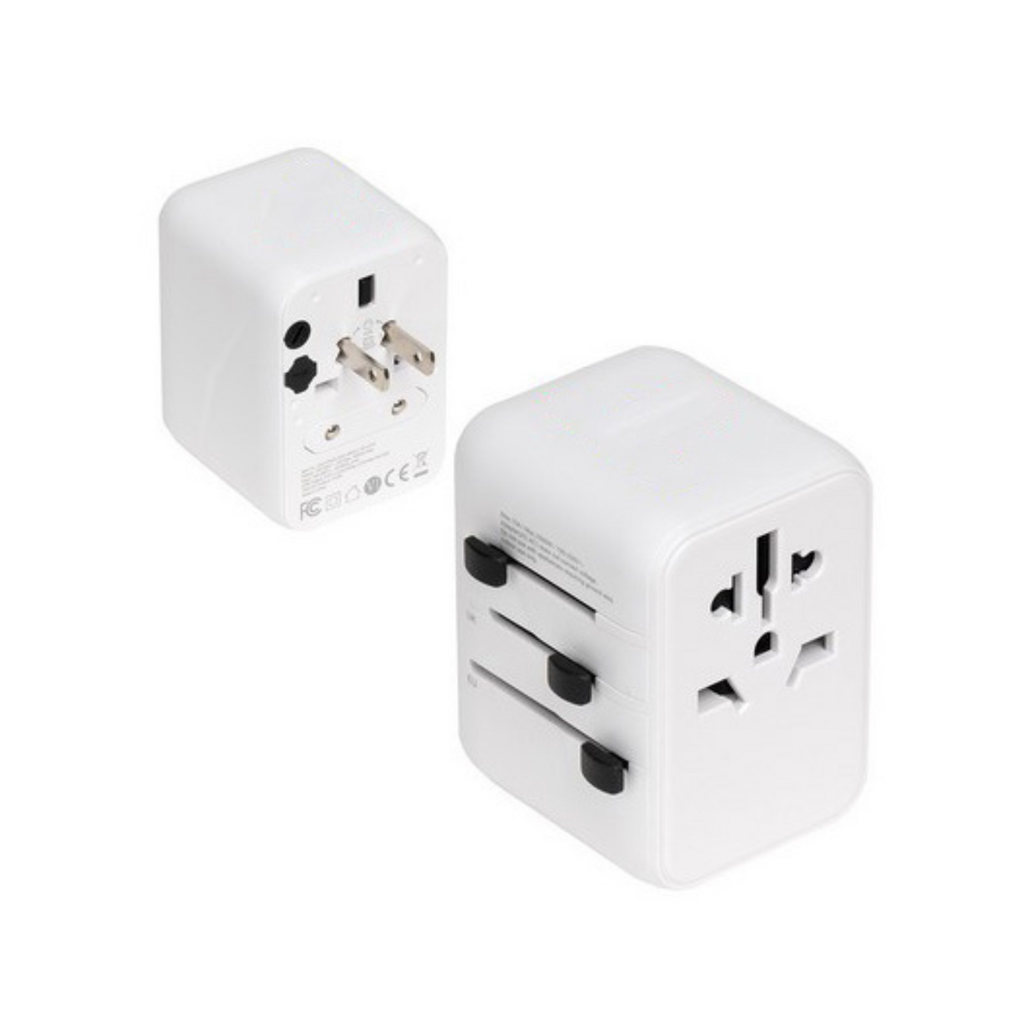 Custom Universal Travel Adapters with USB & Type-C Ports