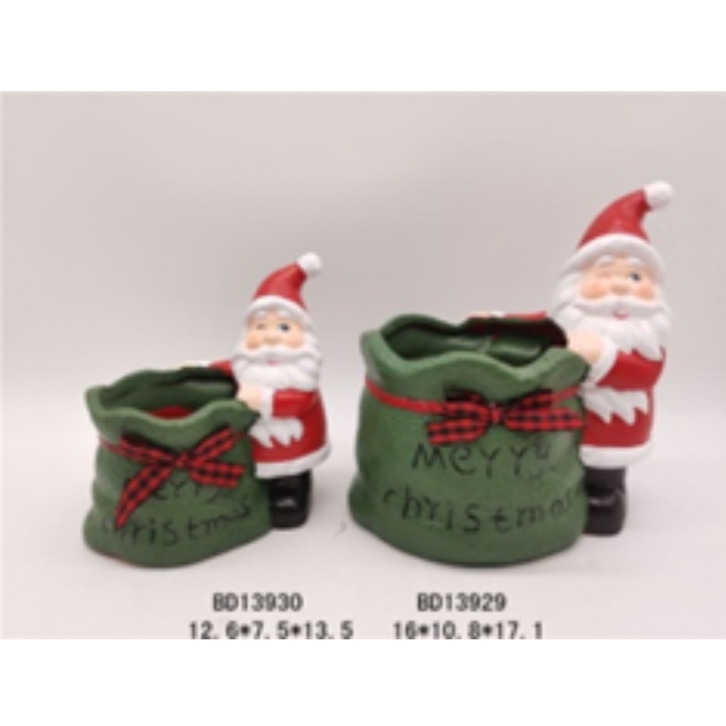 Christmas Terracotta Ceramic Flower Pots