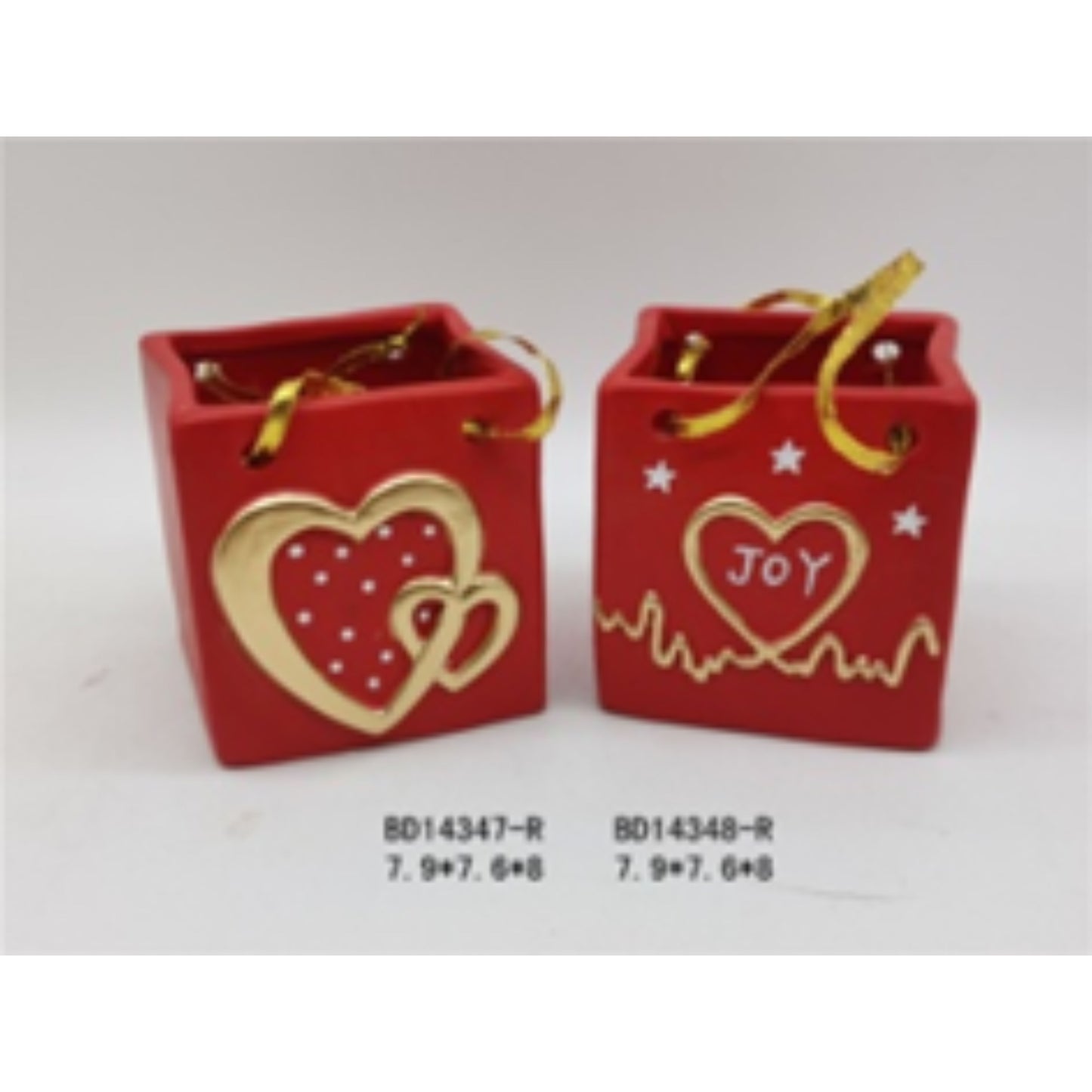 Mini Ceramic Christmas Terracotta Pot