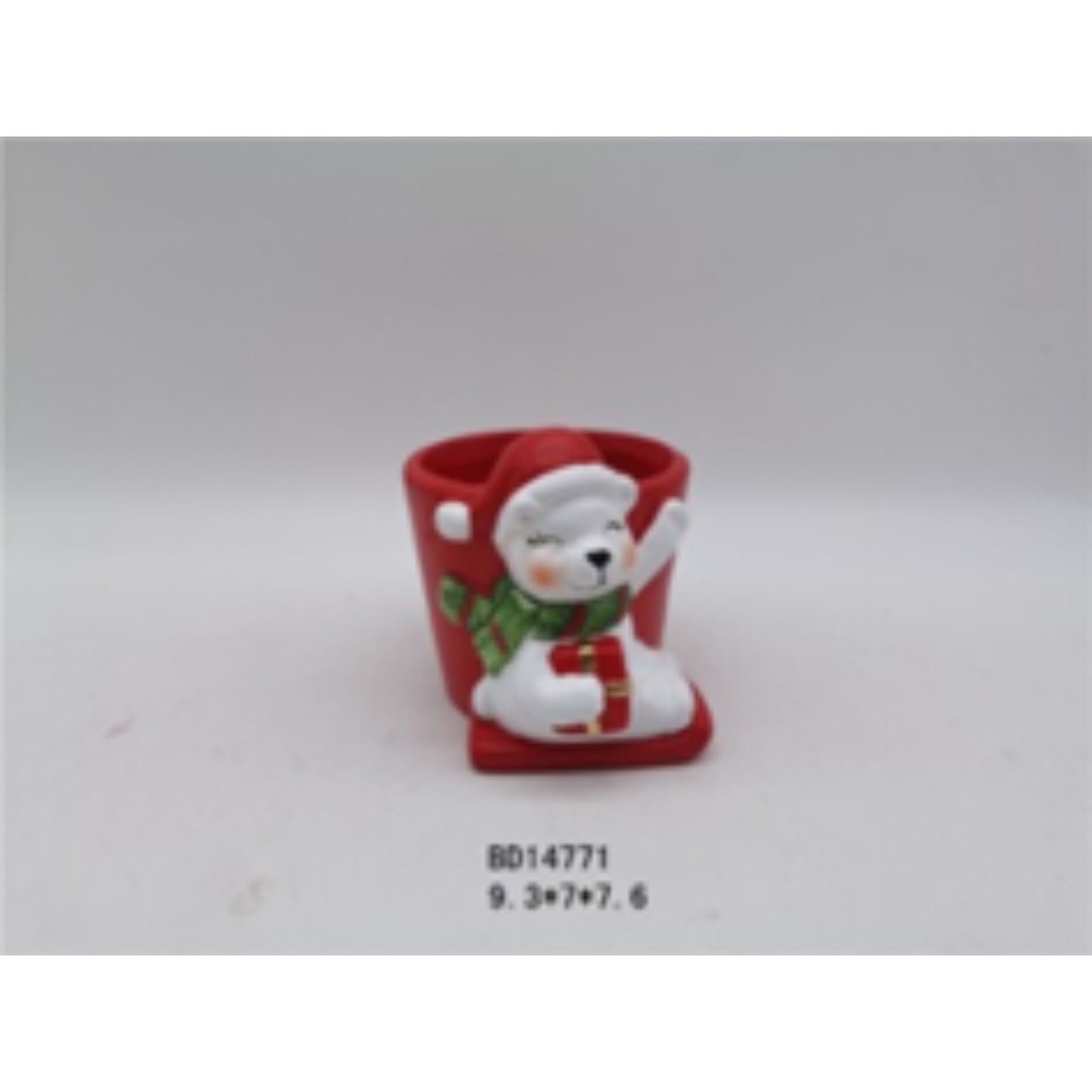 Mini Terracotta Ceramic Christmas Plant Pot
