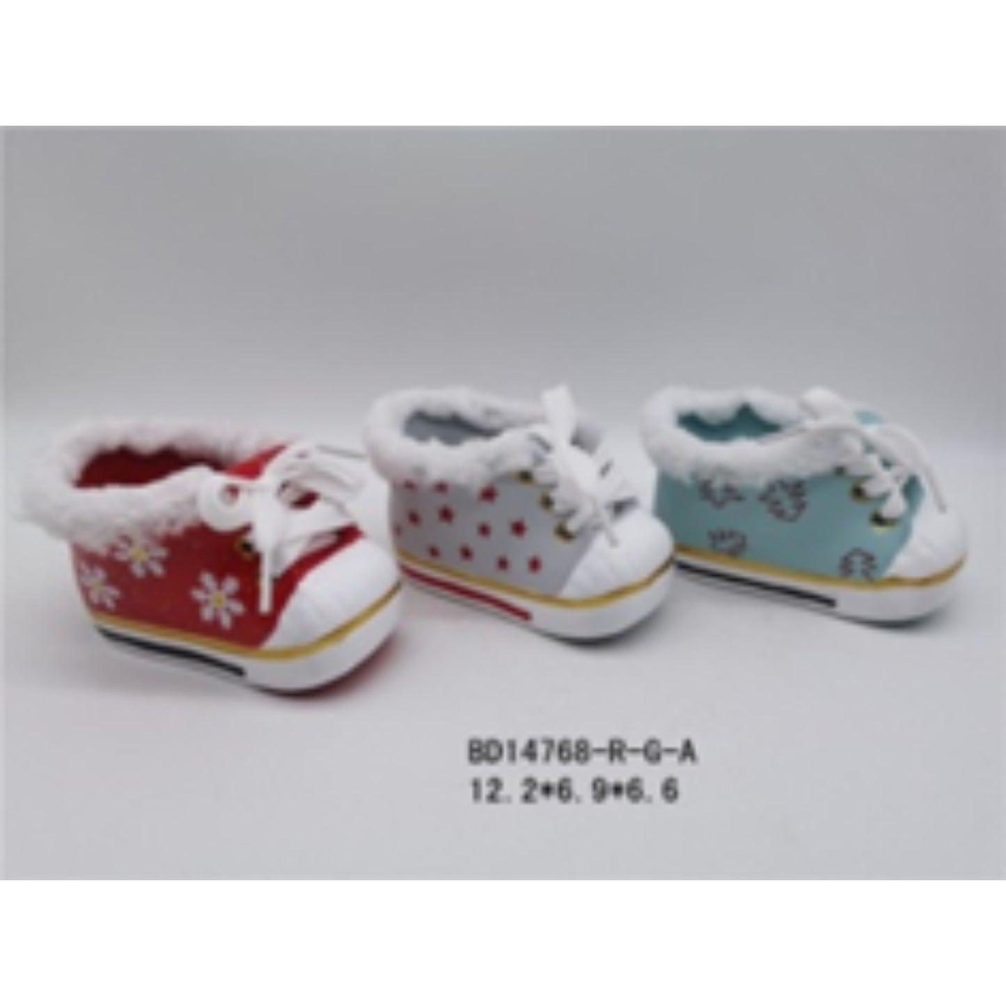 Slim Terracotta Ceramic Christmas Planter Pot