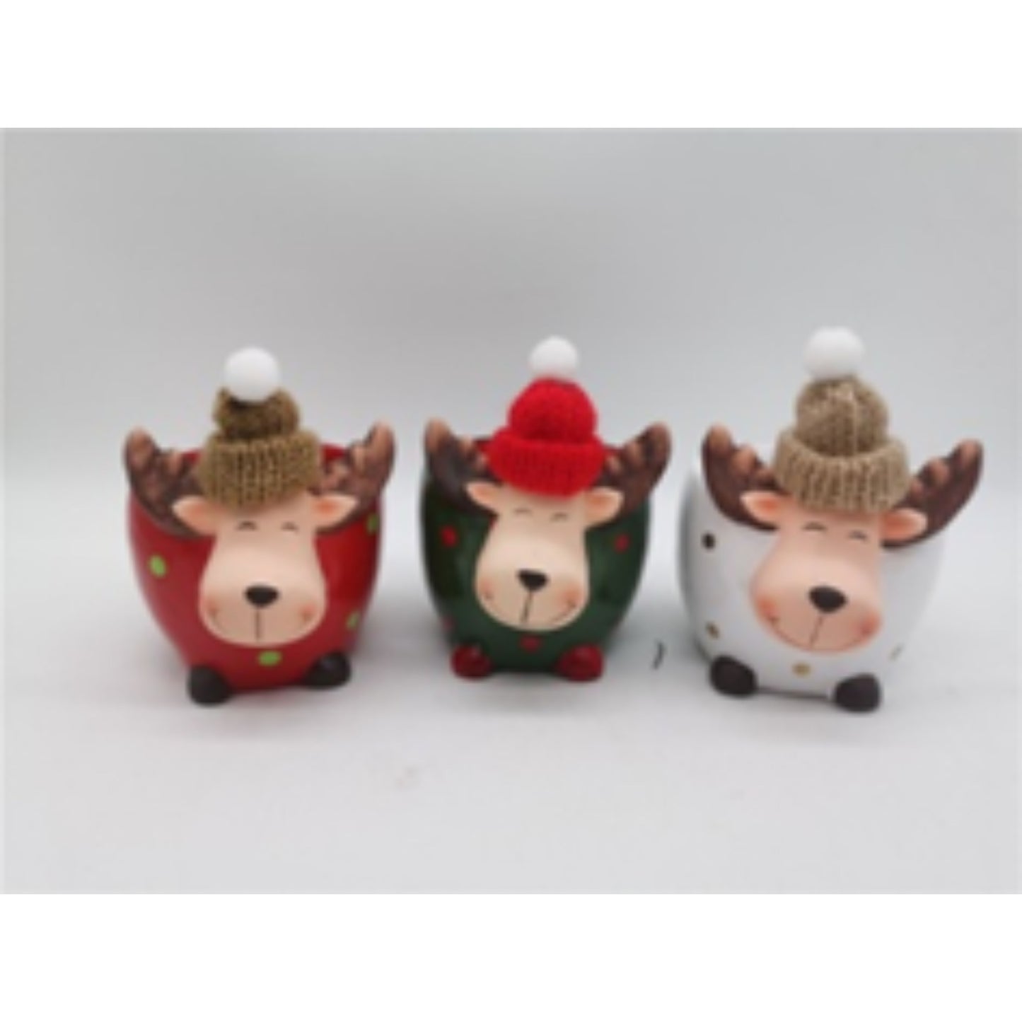 Colorful Terracotta Ceramic Holiday Planter Set