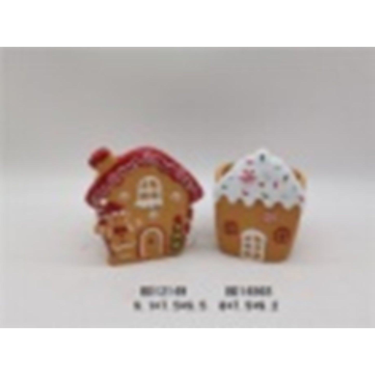 Holiday Terracotta Ceramic Mini Christmas Flower Pot Duo