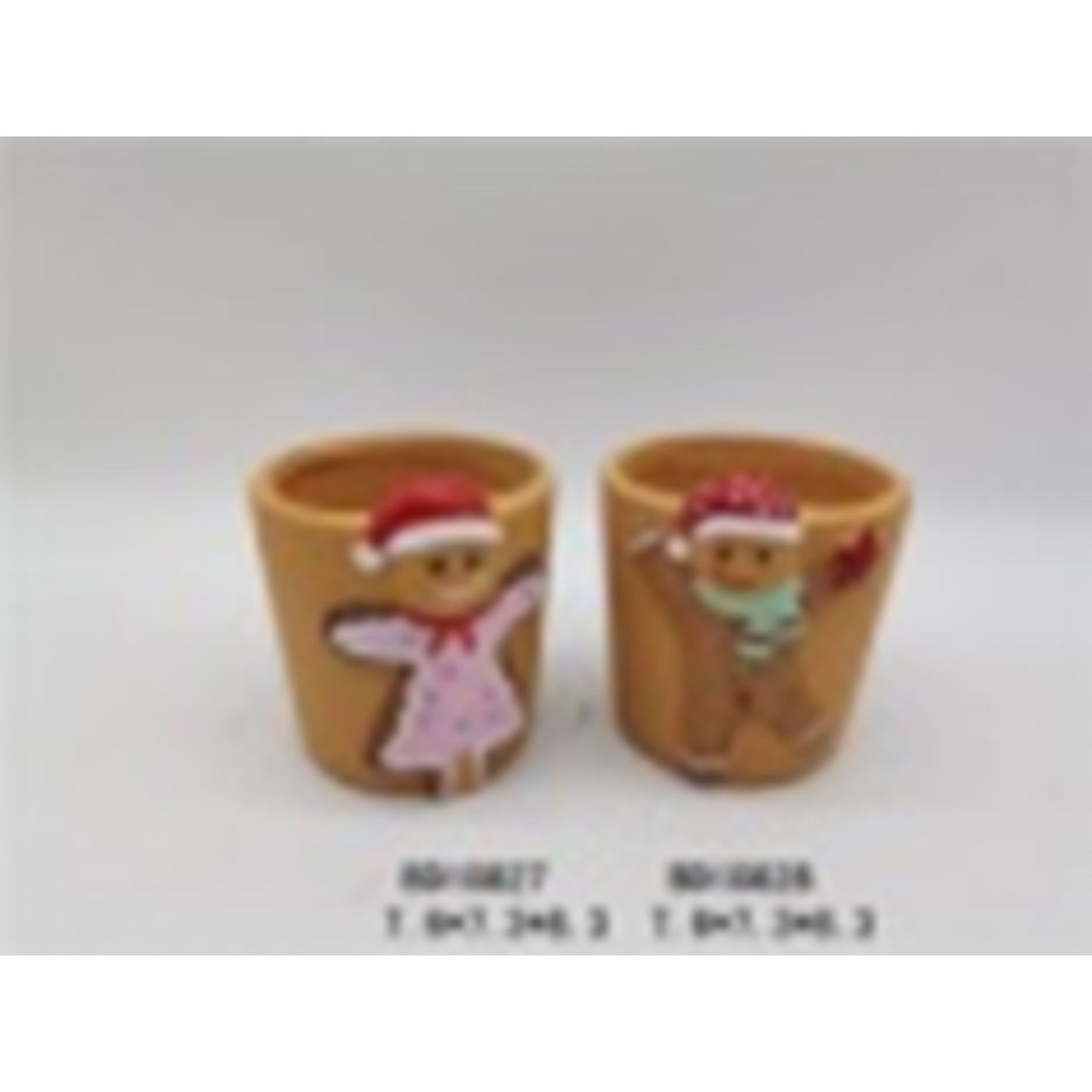 Mini Terracotta Ceramic Christmas Plant Pot