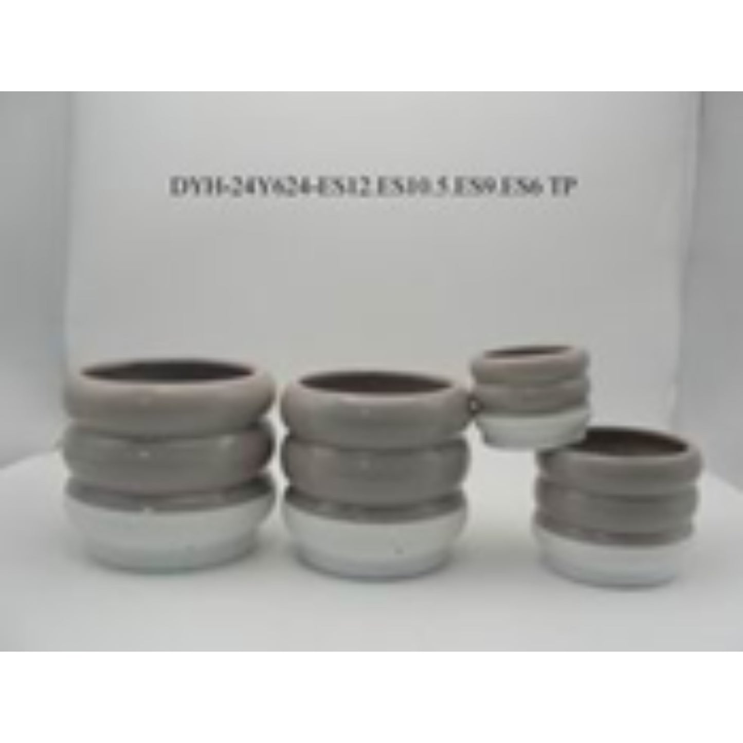 Dolomite Flower Pot Set DYH24Y624-ES12TP / ES10.5TP / ES9TP / ES6TP