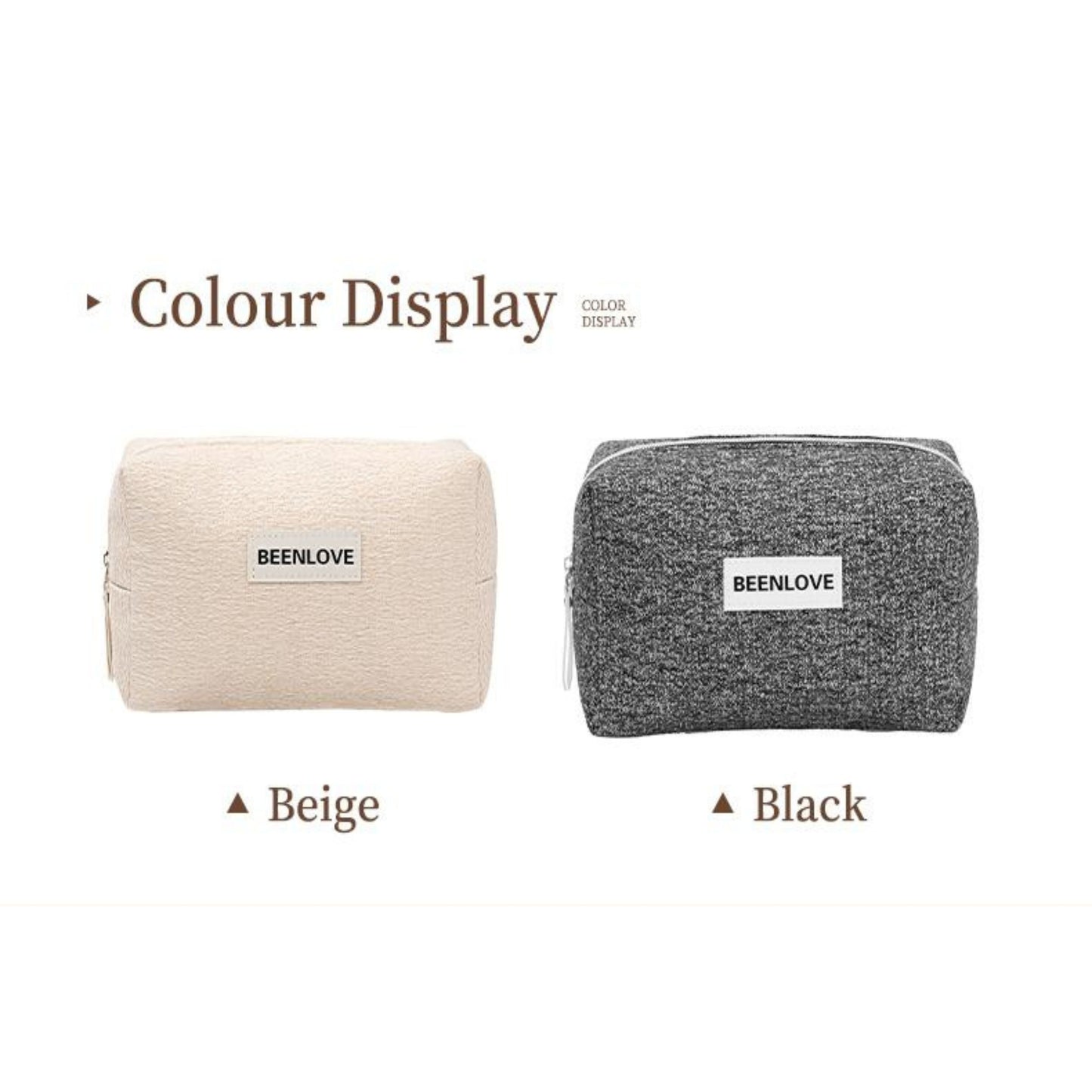 Woven Snow Octagon Cosmetic Bag RH2514 – 20×9.5×13cm
