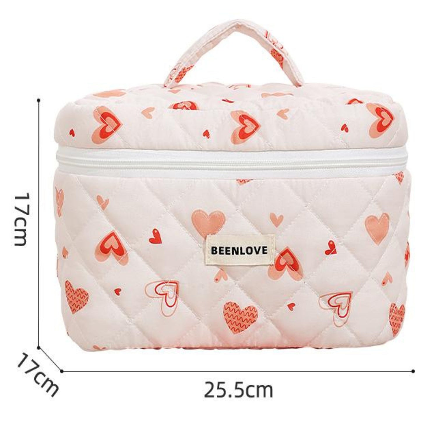 Xīnzhī Huìyǔ Top-Open Makeup Bag RH2447 – 25.5×17×17cm