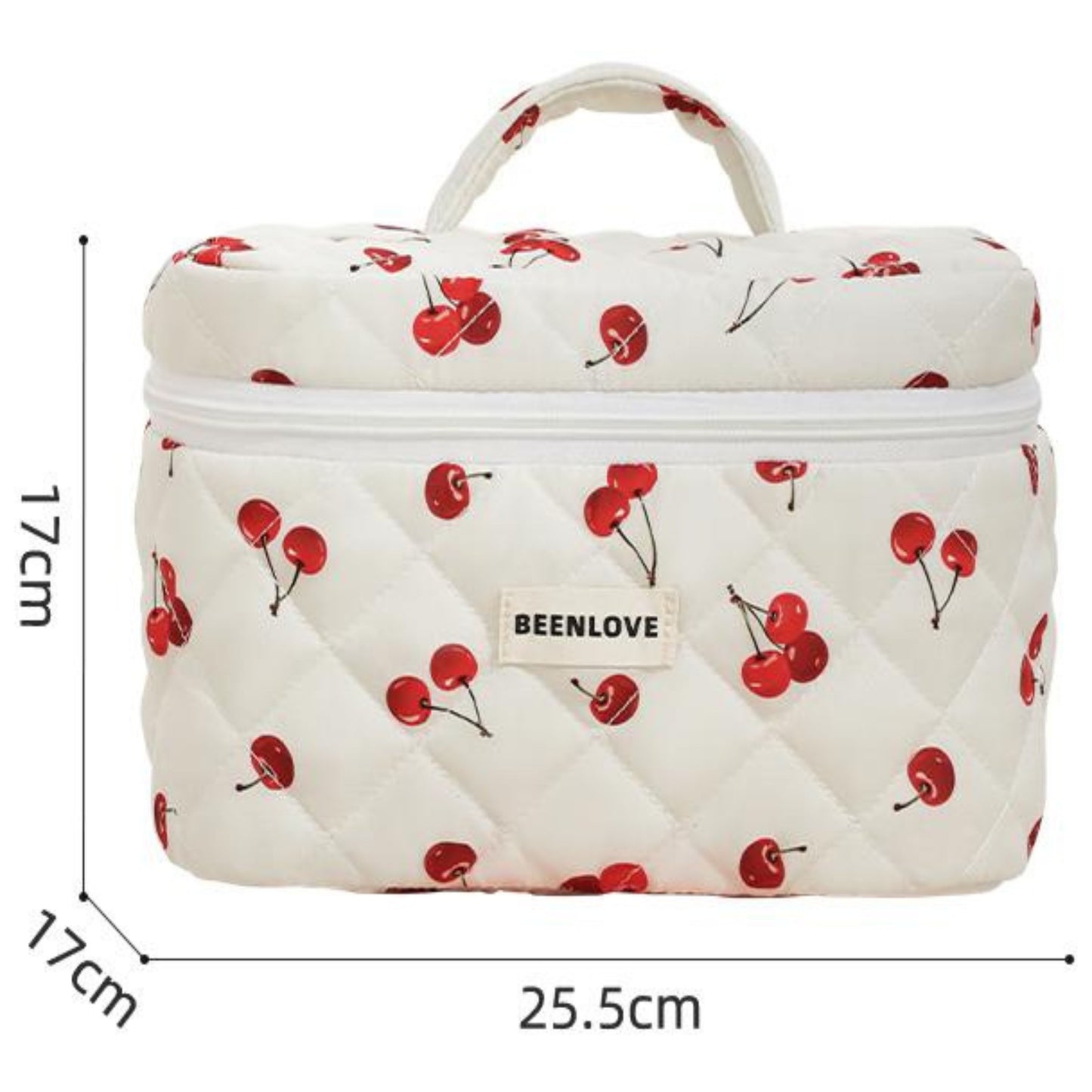 Yīngtáo Mìyǔ Box-Style Cosmetic Bag RH2444 – 25.5×17×17cm