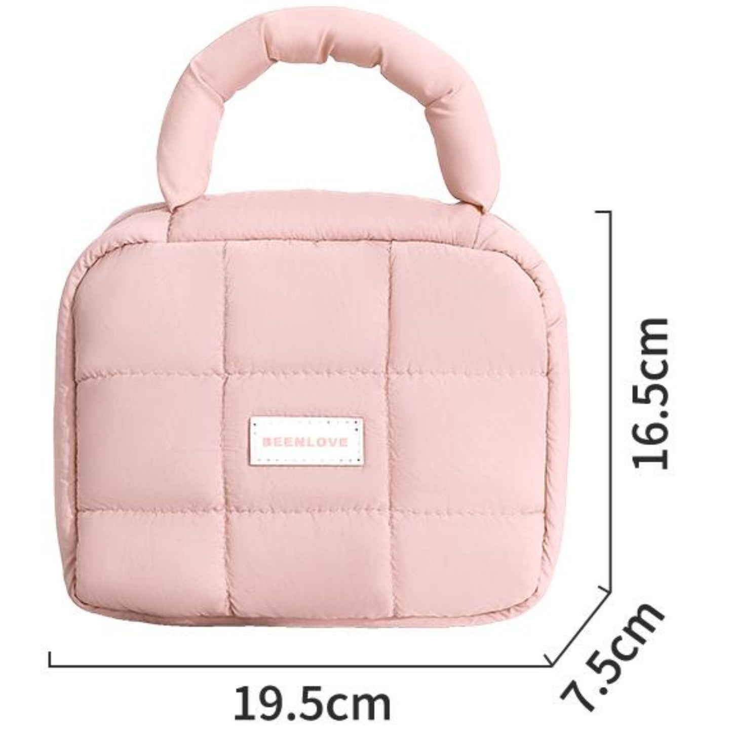 Puff Style Square Storage Bag RH2419 – 19.5×7.5×16.5cm