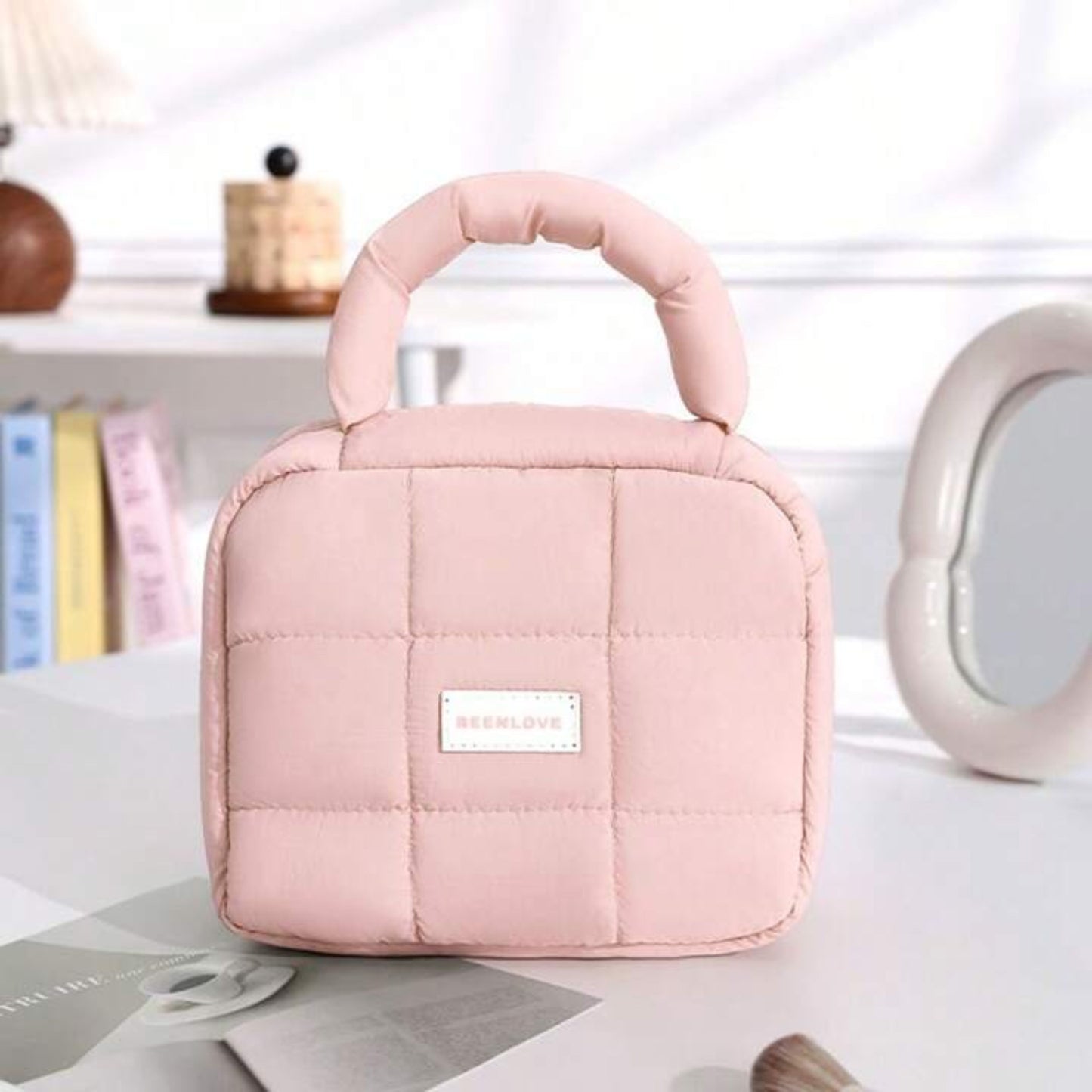 Puff Style Square Storage Bag RH2419 – 19.5×7.5×16.5cm