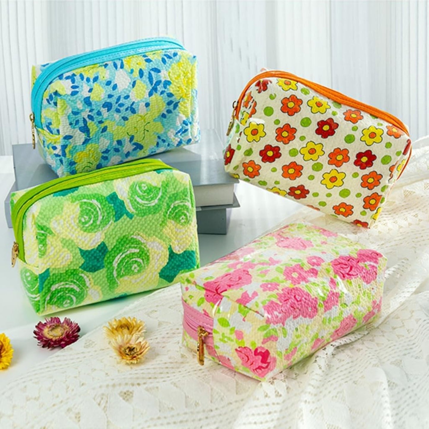 Bloom Octagon Cosmetic Pouch RH2407
