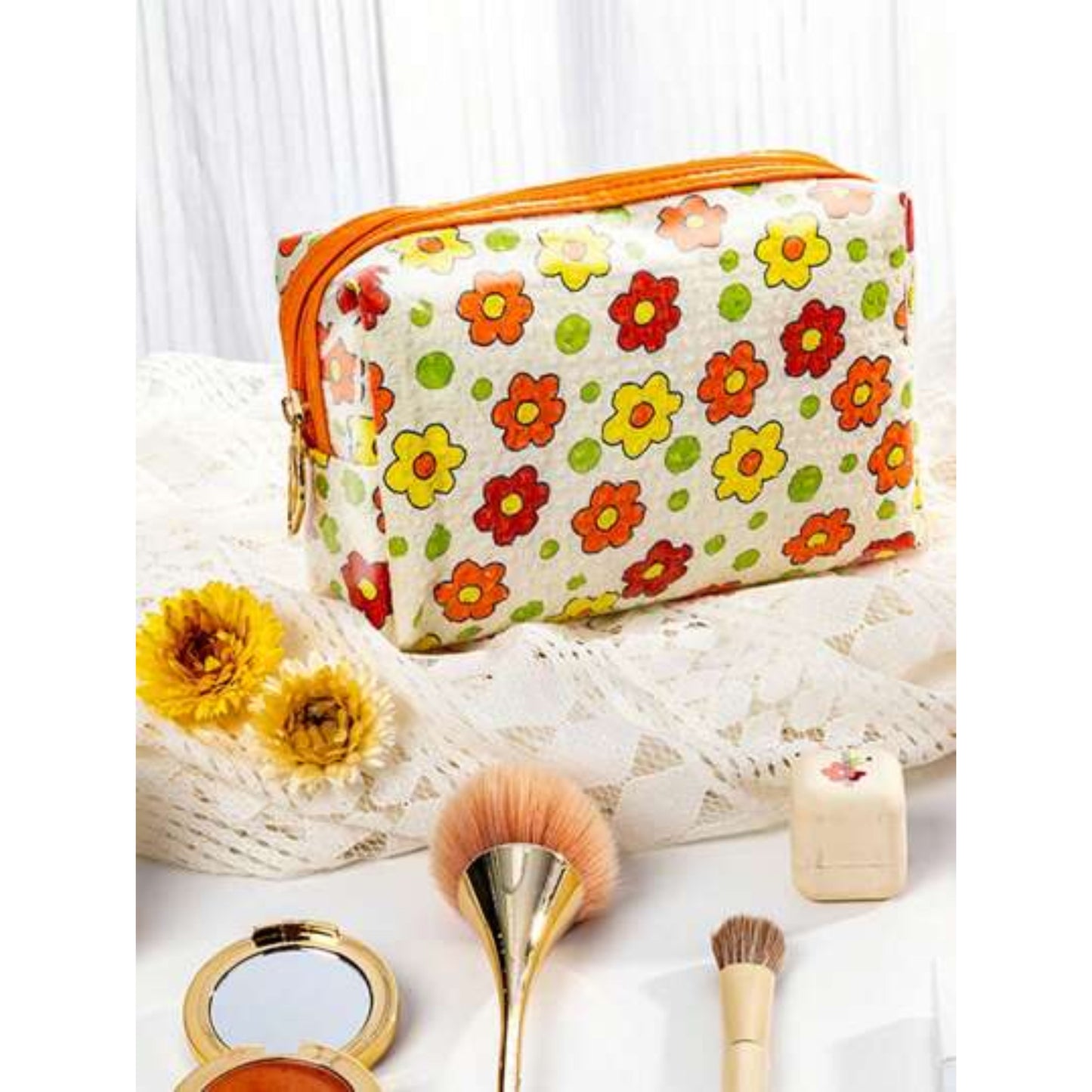 Bloom Octagon Cosmetic Pouch RH2407