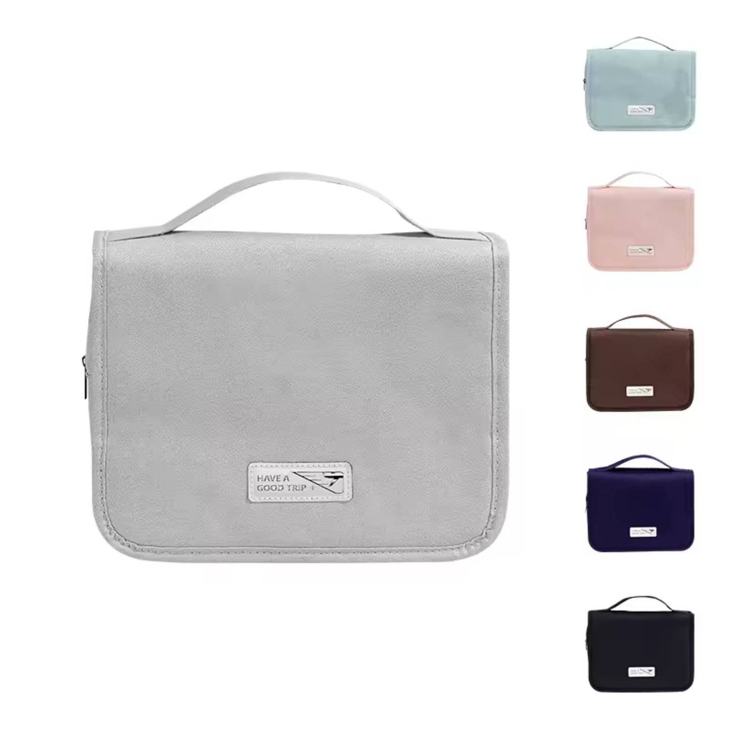 RH2316 Wabi-Sabi Style Transparent Hanging Toiletry Bag