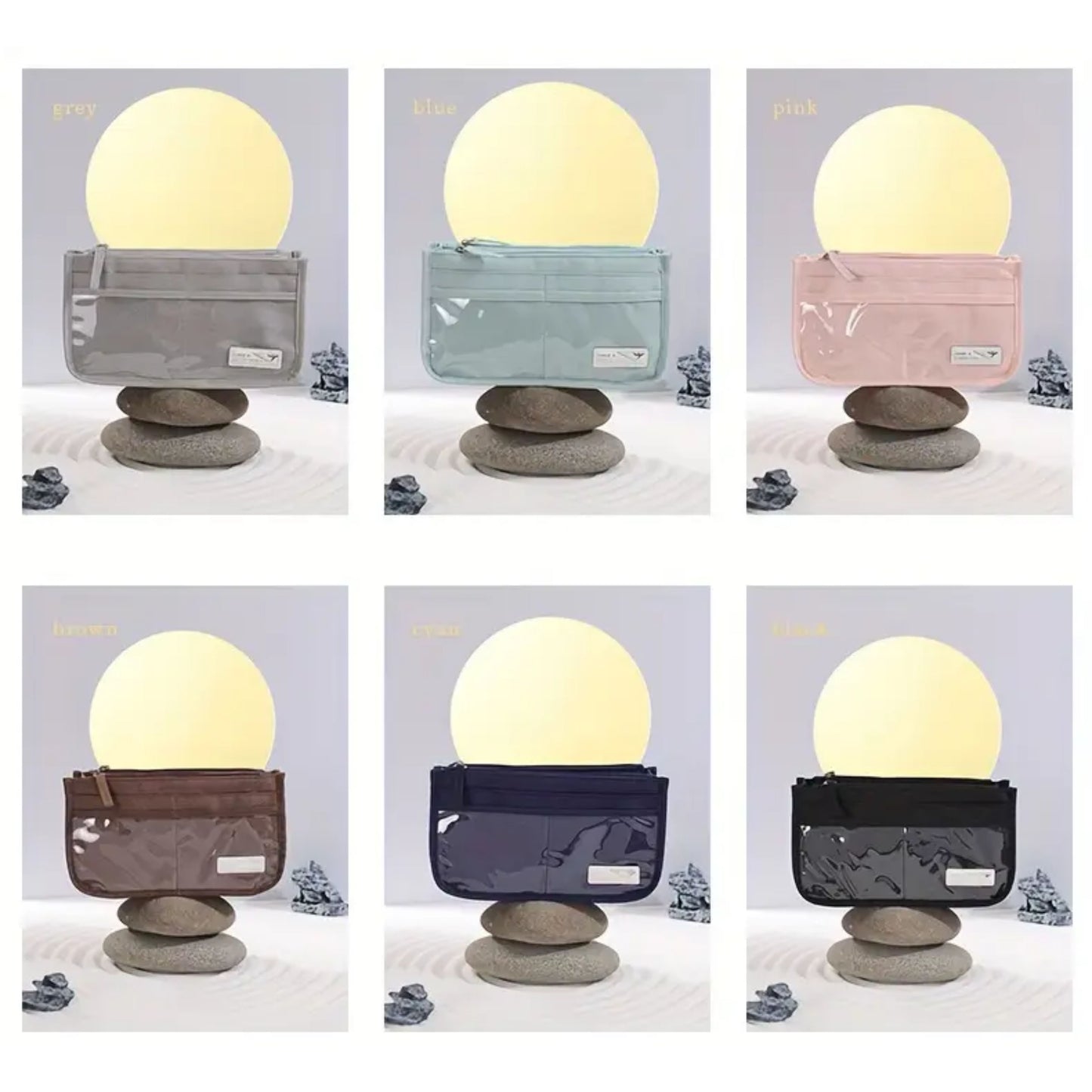 RH2321 Wabi-Sabi Style Inner Storage Organizer Pouch