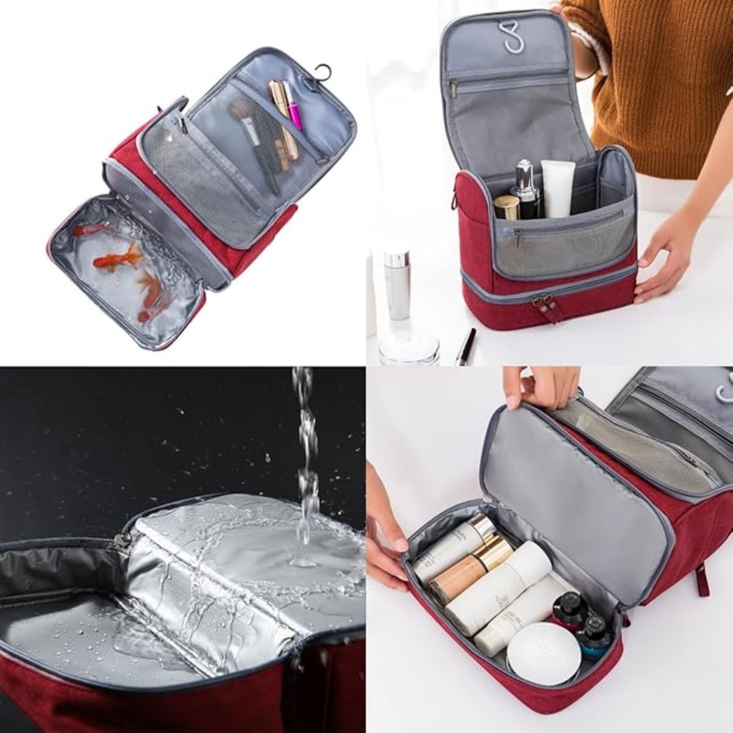 RH523 Cationic Dry-Wet Separation Bag – Polyester Travel Organizer