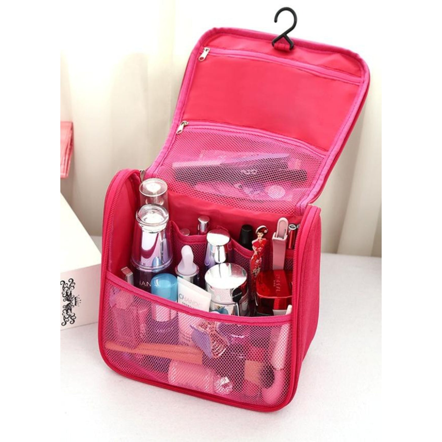 RH336 Cationic Toiletry Bag – 600D Polyester Travel Wash Organizer