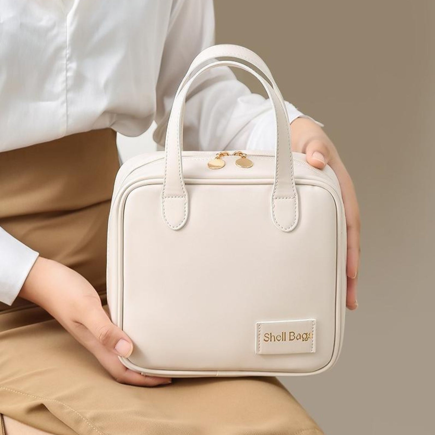 Square Handheld Makeup Bag - Model LG0003