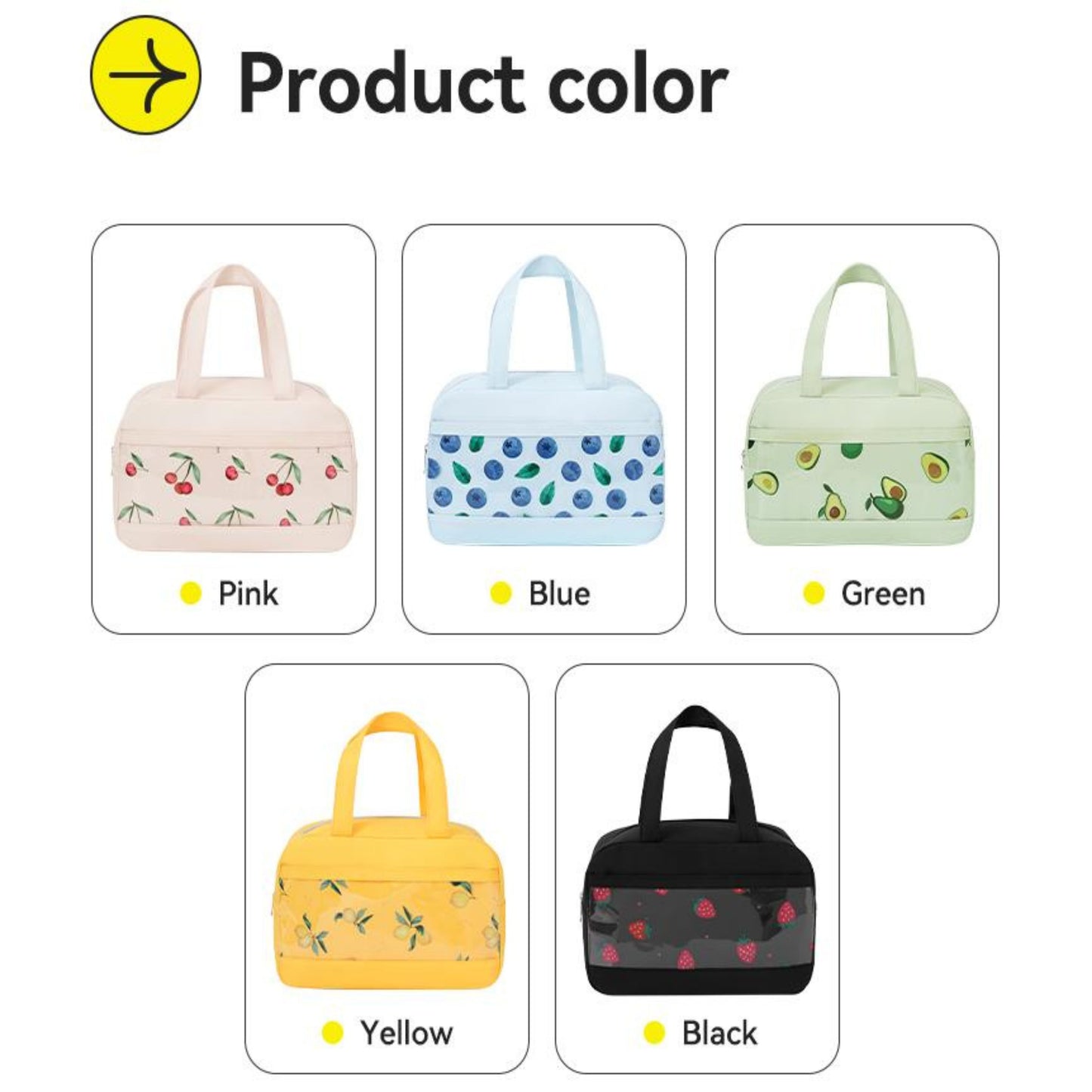 Bingo Square Lunch Bag Horizontal Style - Model RH2527