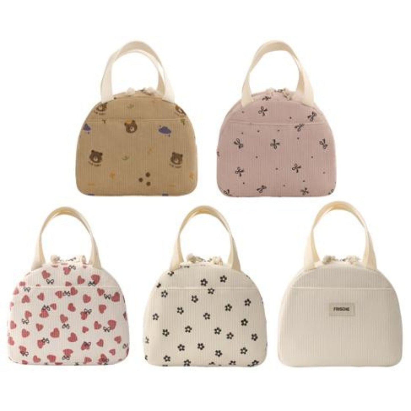Corduroy Half-Moon Lunch Bag - Model RH2469