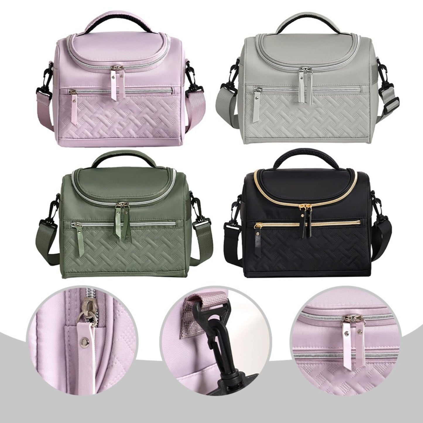 Croissant-Style Curved Flap Shoulder Cooler Bag - Model RH2436