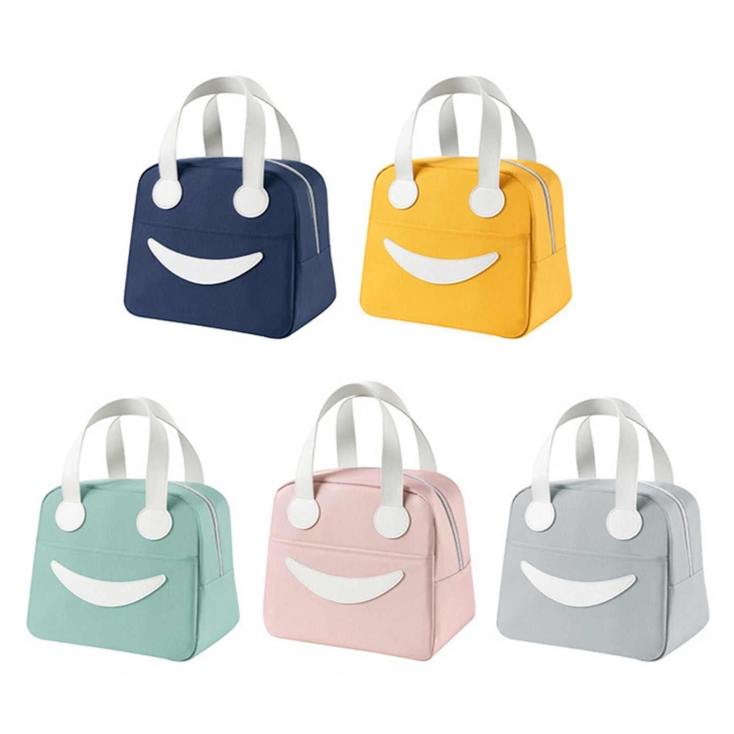 Smiley Face Lunch Bag Set - Model RH248 & RH249