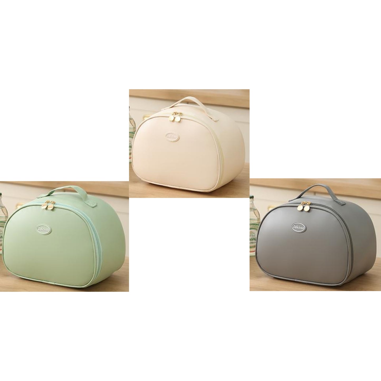 PU Half-Round Lunch Bag - Model LG0036