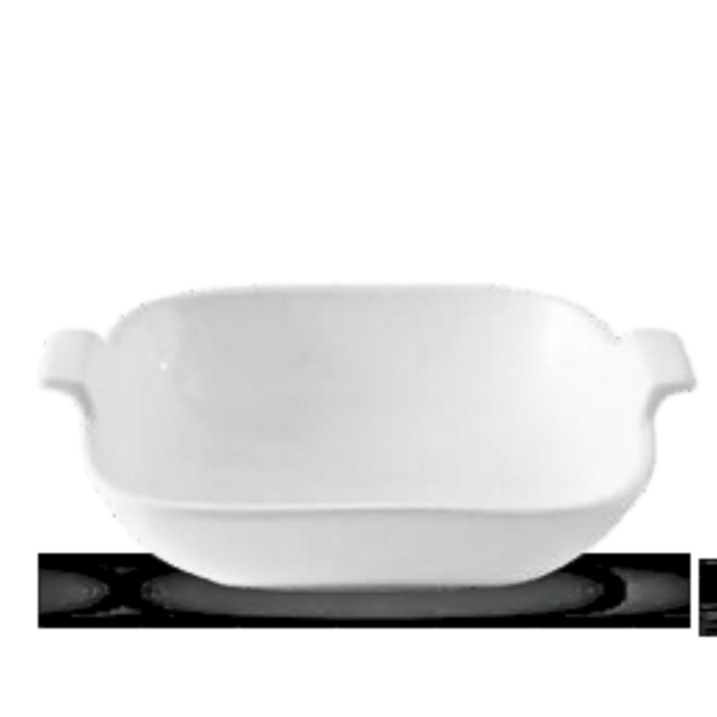 Square Double-Handled Deep Plate A25184