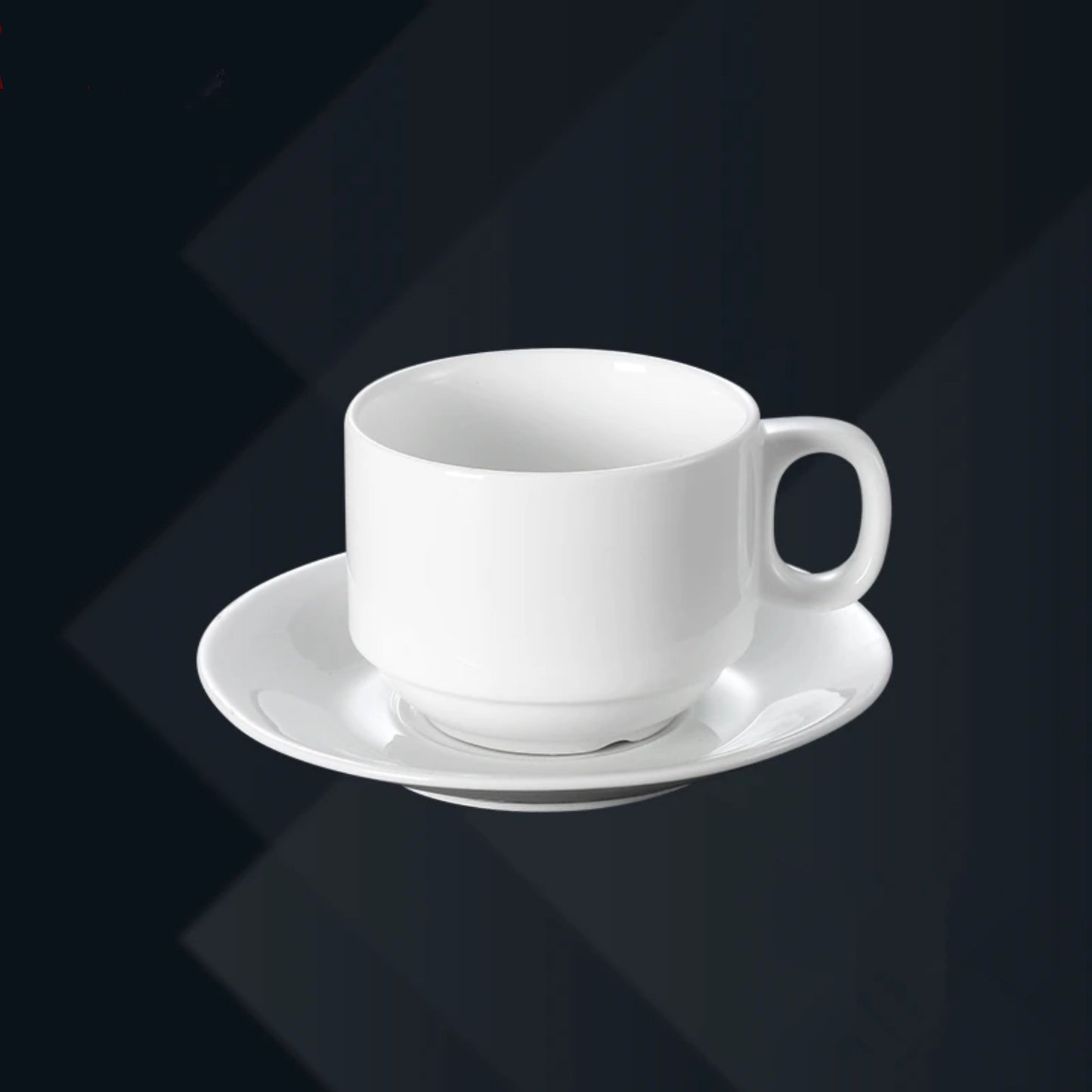 Ceramic Coffee Cup with Saucer – A22668/A22669 – 220ml