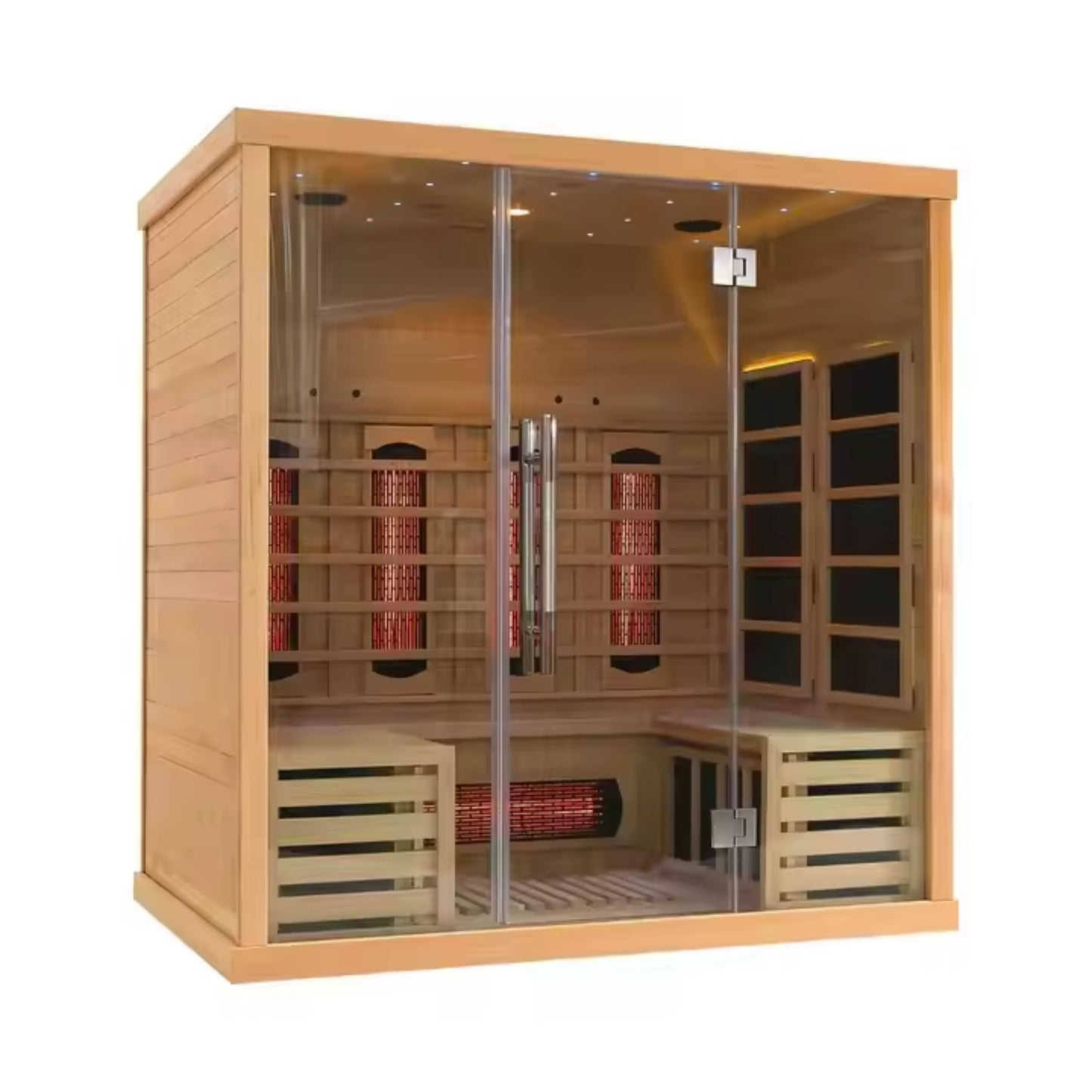 Full Spectrum Carbon Infrared Sauna Cabin SMT-041B (4 Person Size)